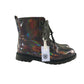 Original Marines combat boots shoe size 3.5 silver metallic shine reflective glittery laces