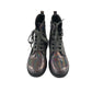 Original Marines combat boots shoe size 3.5 silver metallic shine reflective glittery laces