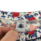 Petit Bateau blouse 5-6 years white with red floral graphic print cotton