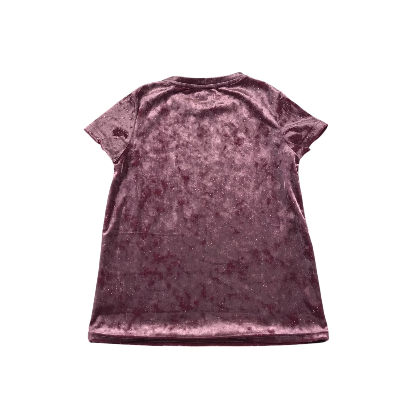 Next blouse 6-7 years pink plain velvety top