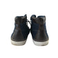 Trainers shoe size UK 2 navy upper and white outer soles
