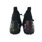 Football boots shoe size UK 2 black multicoloured lighting design