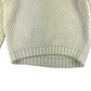 St Bernard Jumper Age 9 White Knitted Pattern Shoulder Zip Detail