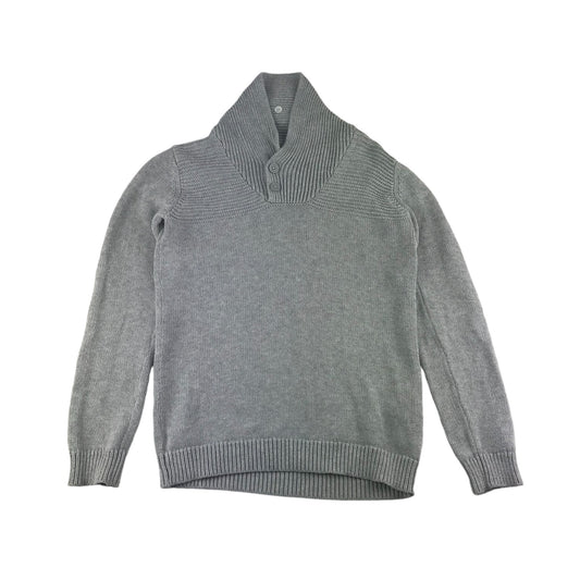 Lee Cooper Jumper Age 10 Light Grey High Collar