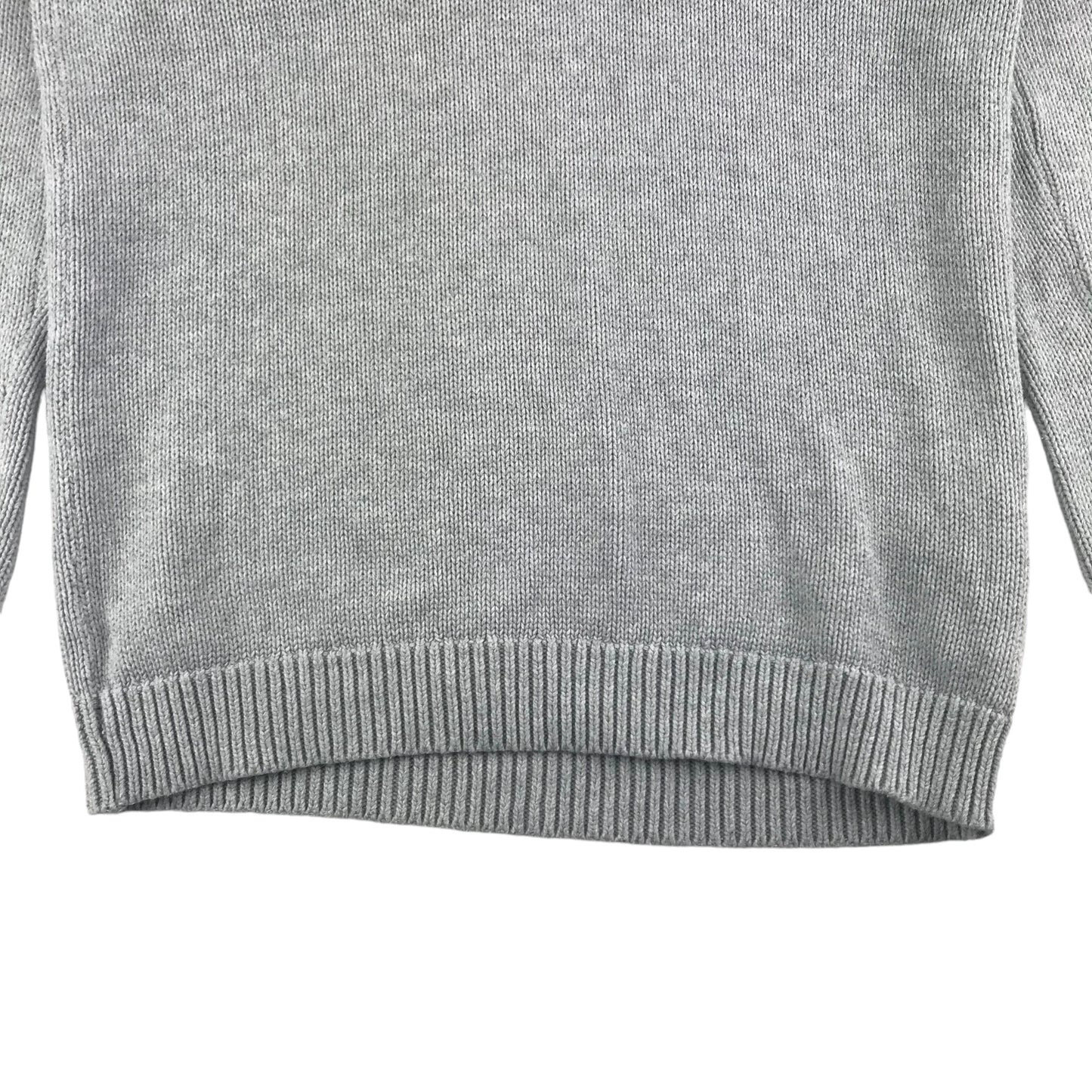 Lee Cooper Jumper Age 10 Light Grey High Collar