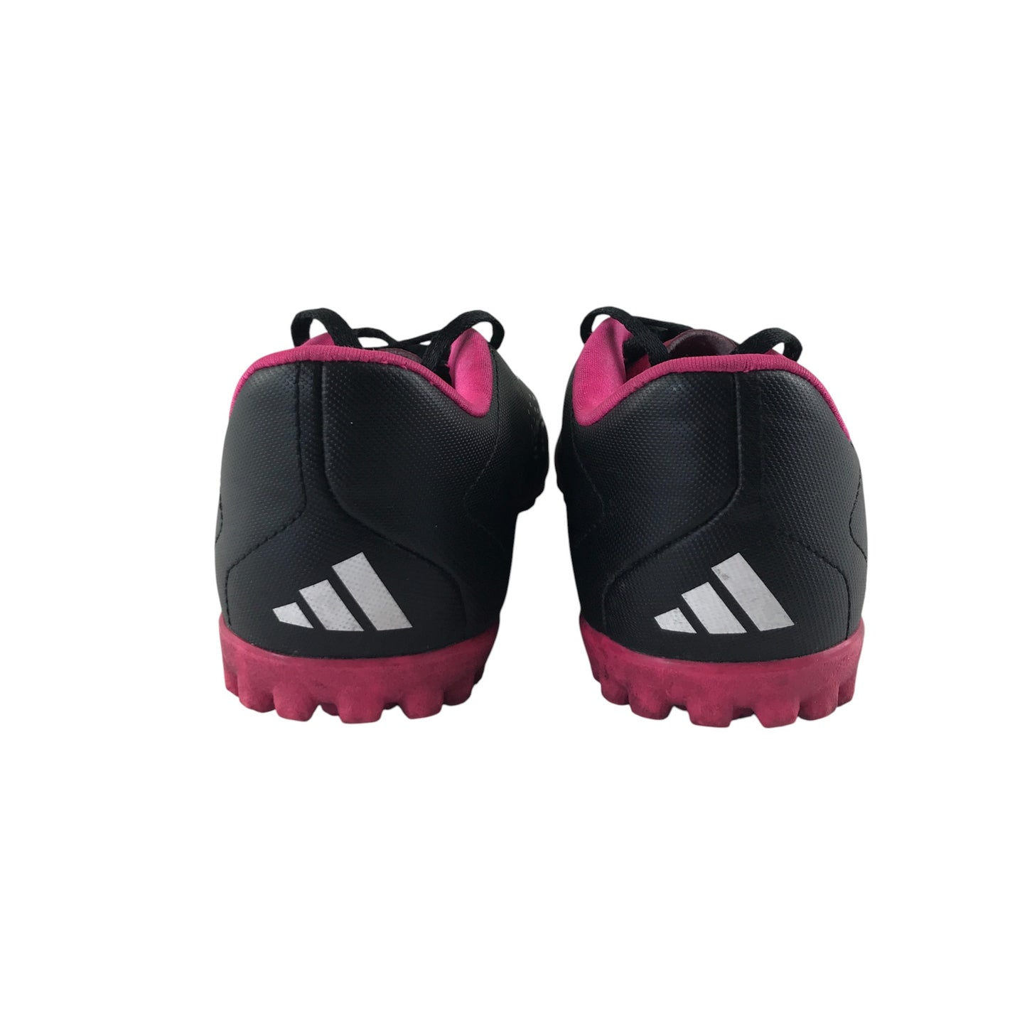 Adidas Predator football boots shoe size UK 13.5k  black white and pink colourway