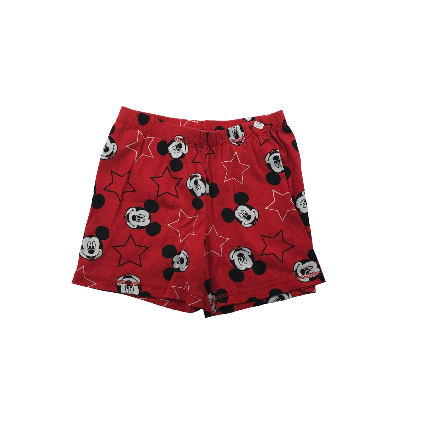 George Red Mickey Mouse Cotton Pyjama Set Age 5