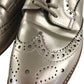 Zara brogue shoes shoe size 5 golden shiny smart shoes