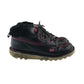 Kickers boots shoe size 2 black and pink colourway leather upper with back rubber soles