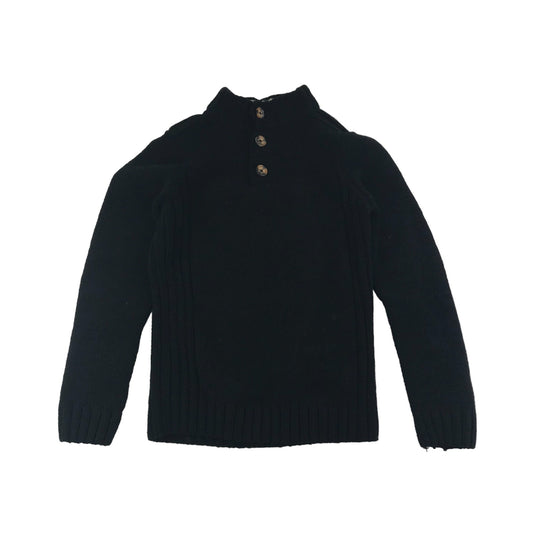 M&Co Jumper Age 11 Black Warm Knitted