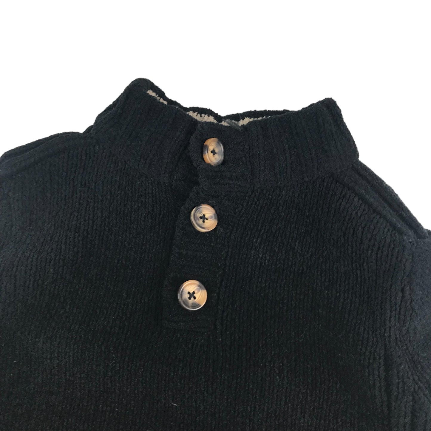 M&Co Jumper Age 11 Black Warm Knitted