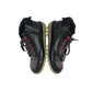 Kickers boots shoe size 2 black and pink colourway leather upper with back rubber soles