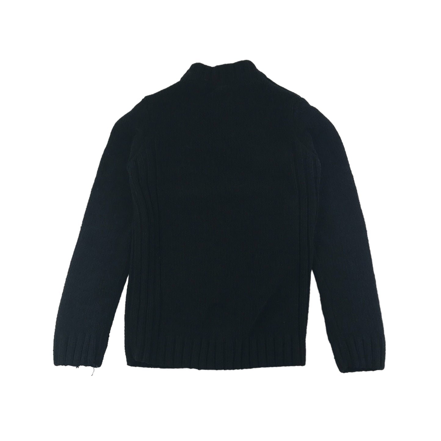 M&Co Jumper Age 11 Black Warm Knitted