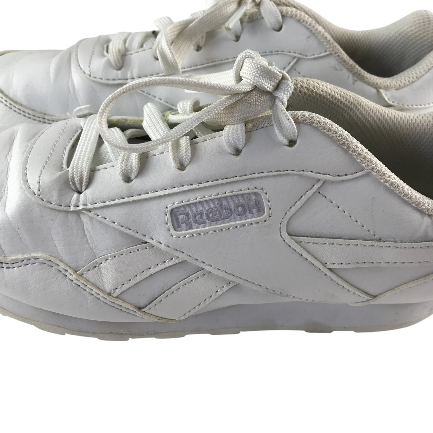 Reebok trainers shoe size UK 5.5 white sneakers with laces