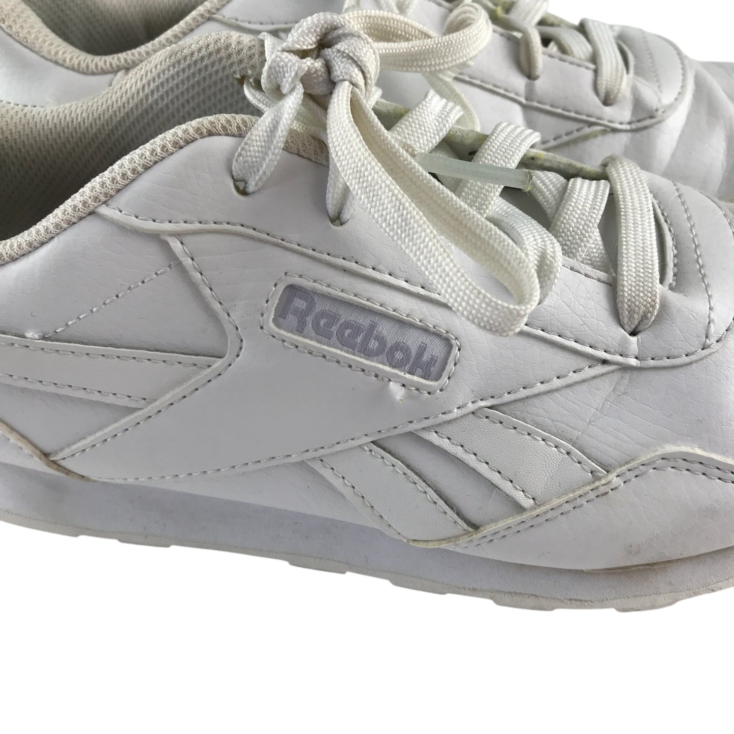 Reebok trainers shoe size UK 5.5 white sneakers with laces