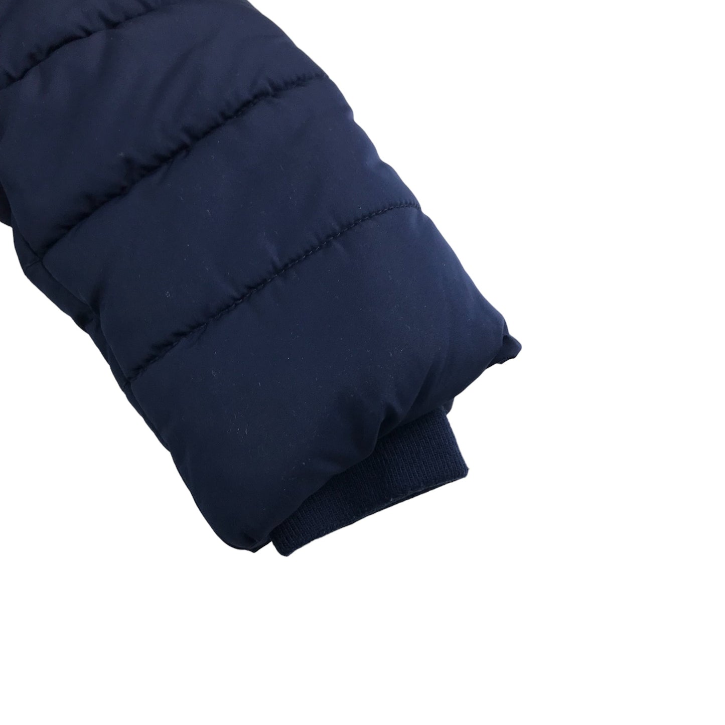 George Jacket Age 5 Navy Blue Parka Faux Fur lining with Hood