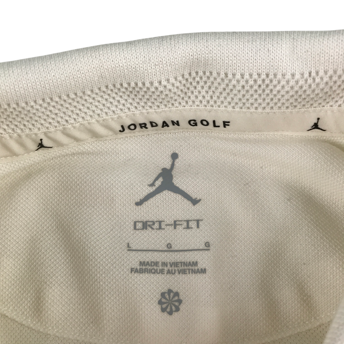 Nike Large white polo shirt