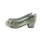 Monsoon pumps shoe size UK 1 white sparkly with kitten heel