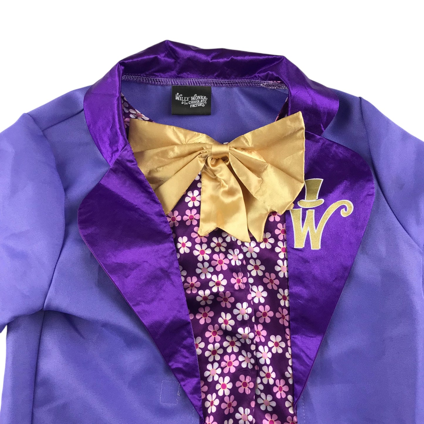 Willy Wonka costume 10-12 years purple coat and brown hat