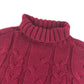 Nutmeg Poncho 12-14 years Dark Fuchsia Pink High Collar