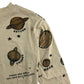 H&M t-shirt 5-6 years cream Saturn planet print long sleeve cotton