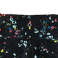 M&S sport leggings 6-7 years black with multicolour design