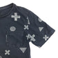 Geometric print t-shirt 6 years navy cotton