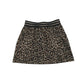 Next skirt 4-5 year brown animal print with glittery elasticated waistband