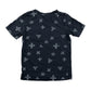 Geometric print t-shirt 6 years navy cotton