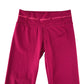 Bekkin sport leggings 7-8 years pink plain with logos on waistband