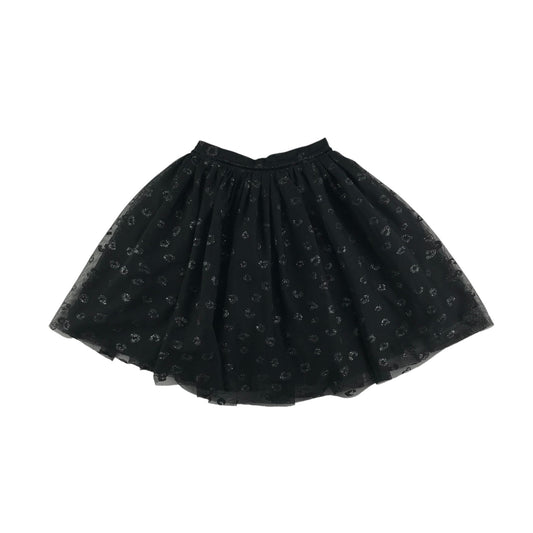 Next skirt 4-5 year black tulle skirt glittery with cotton lining