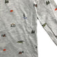 Tu t-shirt 6-7 years grey long sleeve nature print