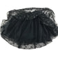 Next skirt 4-5 year black tulle skirt glittery with cotton lining