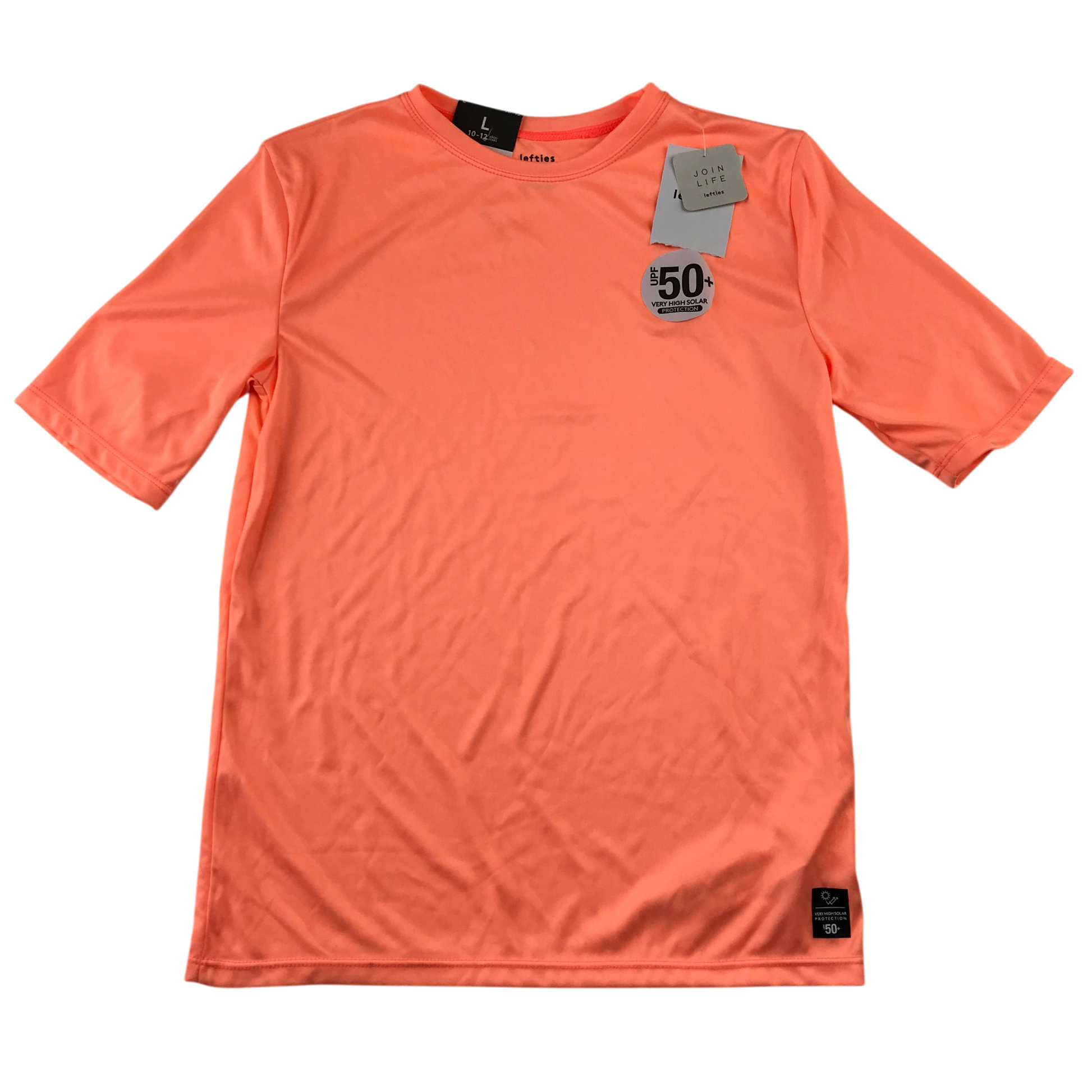 Preloved kids orange swimwear top