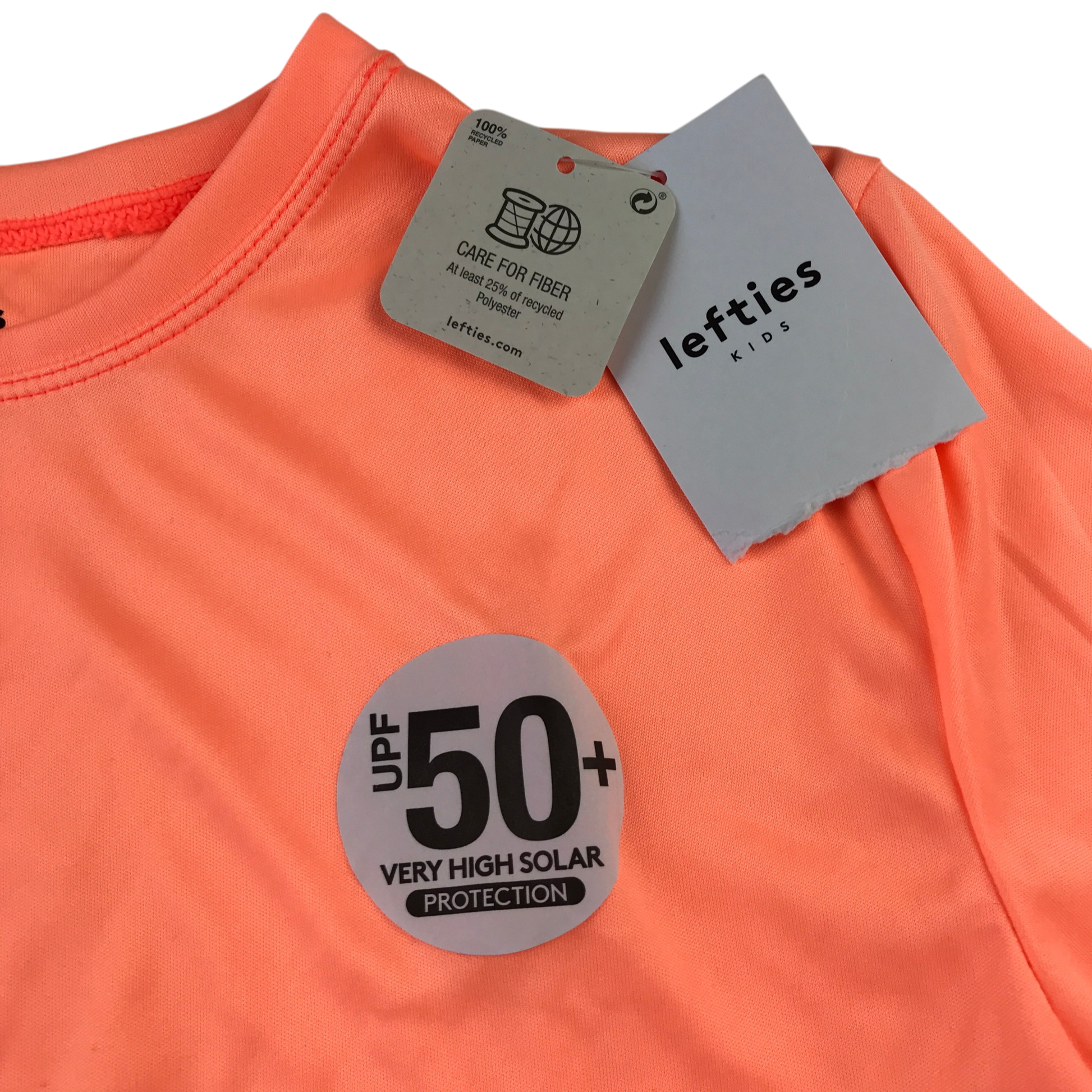 Preloved kids orange swimwear top