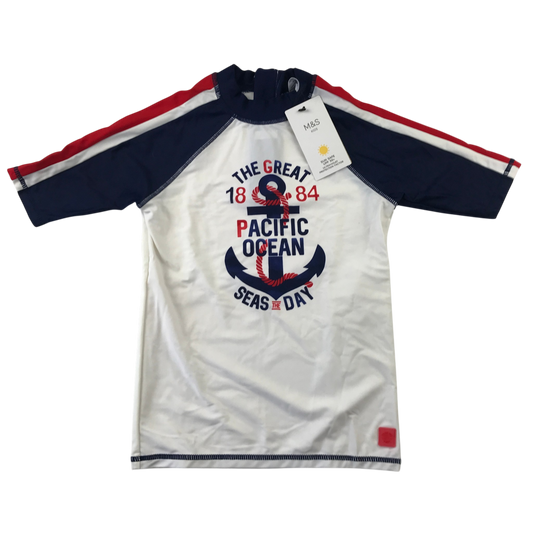 Preloved kids white swimwear top