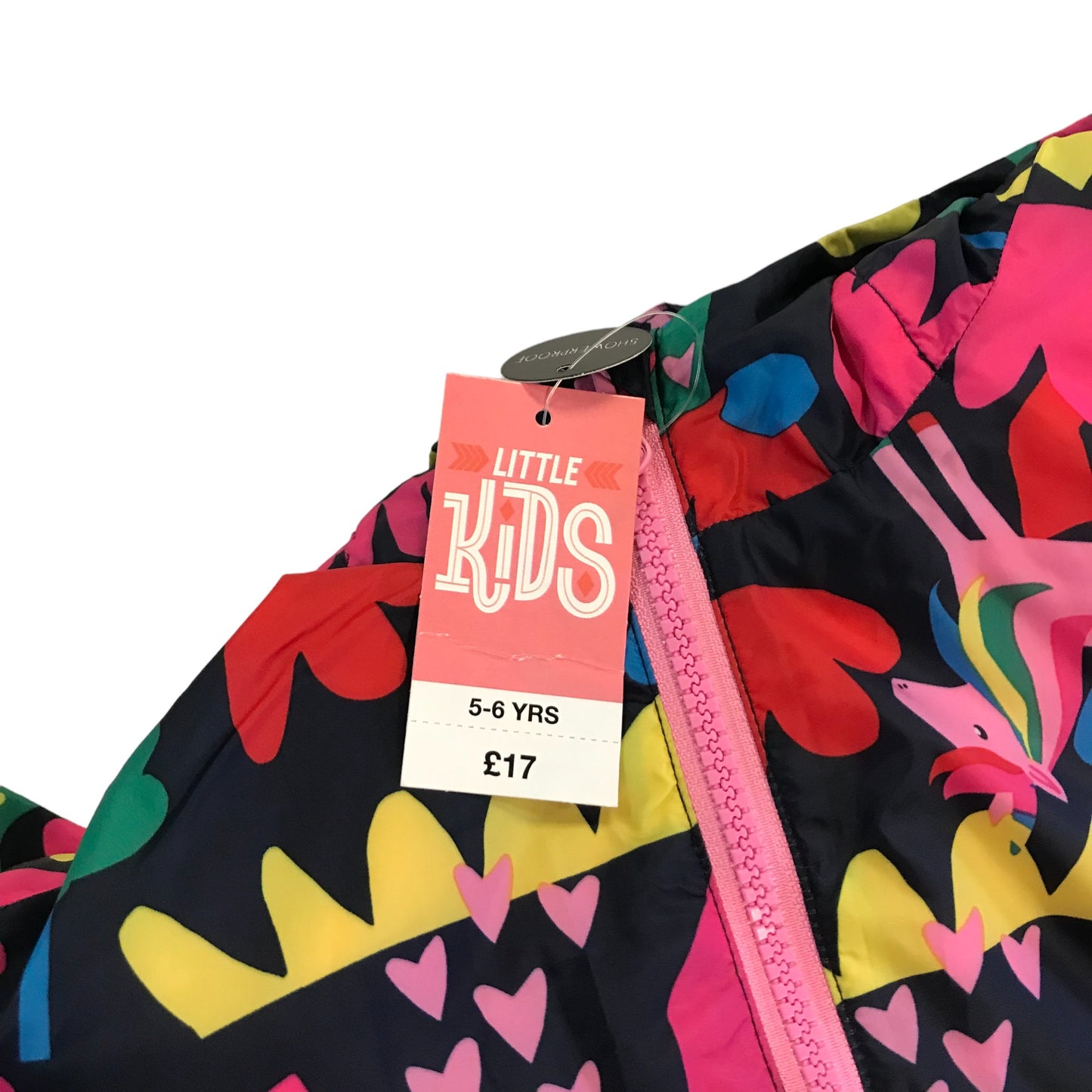 Nutmeg shorts 5-6 year pink animal pocket details and bowtie around waist cotton