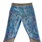 Matalan sport leggings 8-9 years blue swirly wave pattern design