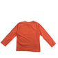 F&F t-shirt 6-7 years orange long sleeve with dinosaur embroidery cotton