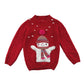 Tu festive jumper 5-6 Years red snow themed snowman graphic