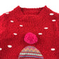 Tu festive jumper 5-6 Years red snow themed snowman graphic