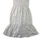 Mango Dress Age 5-6 White Peplum Hem Plain