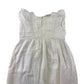 Mango Dress Age 5-6 White Peplum Hem Plain