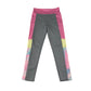 Primark sport leggings 11-12 years grey and pink