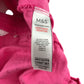 M&S skirt 5-6 year pink plain layered corduroy