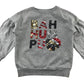 Tu festive sweater 6-7 years grey puff sleeve sequin PUG