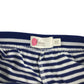 Boden skort 6-7 year navy and white stripy layered with golden glittery waistband