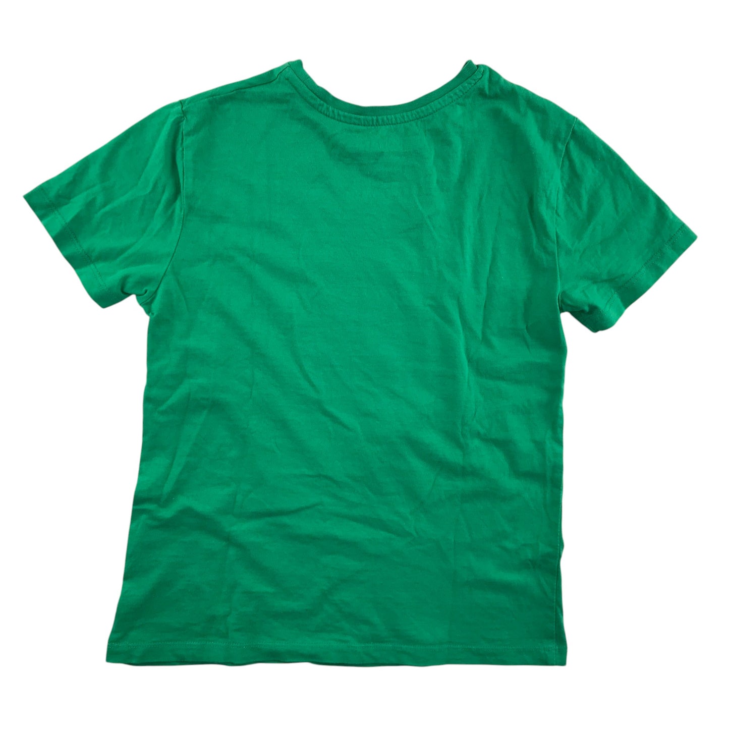 Primark Mojang t-shirt 7-8 years green minecraft flip sequin graphic cotton
