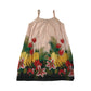 GAP Dress Age 8 Light Pink and Multicolour Floral Print Pattern Cotton