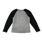 Primark Festive Jumper 7-8 Years Grey with Black Sleeves Fluffy Pizza Tree Graphic